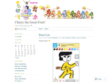 Tablet Screenshot of cherrythegreat.wordpress.com
