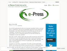 Tablet Screenshot of epressblog.wordpress.com