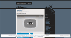 Desktop Screenshot of mannmondin.wordpress.com