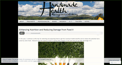 Desktop Screenshot of handmadehealth.wordpress.com