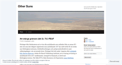 Desktop Screenshot of othersuns.wordpress.com