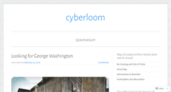 Desktop Screenshot of cyberloom.wordpress.com