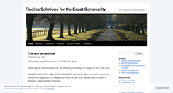Desktop Screenshot of expatsolutions.wordpress.com