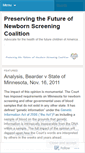 Mobile Screenshot of newbornscreeningcoalition.wordpress.com