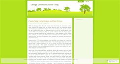 Desktop Screenshot of lesagecommunications.wordpress.com