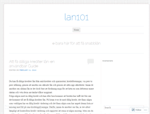 Tablet Screenshot of lan101.wordpress.com