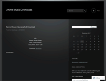 Tablet Screenshot of animetracks.wordpress.com
