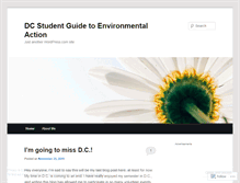 Tablet Screenshot of environmentdc.wordpress.com