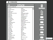 Tablet Screenshot of christiancarlisle.wordpress.com