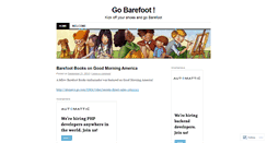 Desktop Screenshot of barefootbooks.wordpress.com