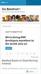 Mobile Screenshot of barefootbooks.wordpress.com