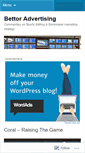 Mobile Screenshot of bettoradvertising.wordpress.com