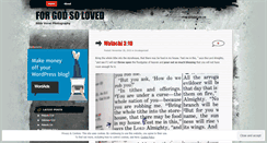 Desktop Screenshot of photobibleverse.wordpress.com