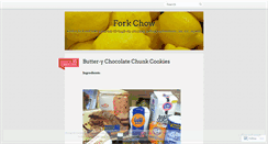 Desktop Screenshot of forkchow.wordpress.com