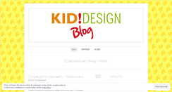Desktop Screenshot of kiddesignblog.wordpress.com