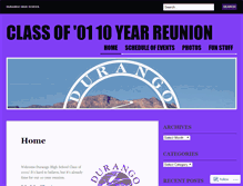 Tablet Screenshot of dhsreunion.wordpress.com