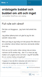 Mobile Screenshot of ordalaget.wordpress.com