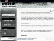 Tablet Screenshot of evrosports.wordpress.com