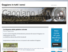 Tablet Screenshot of mostragaggiano.wordpress.com