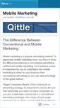 Mobile Screenshot of mobilemarketingsolutions.wordpress.com