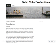 Tablet Screenshot of nekonekoproductions.wordpress.com