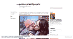 Desktop Screenshot of peaseporridgepdx.wordpress.com