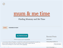 Tablet Screenshot of mummetime.wordpress.com