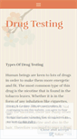 Mobile Screenshot of knowaboutdrugtesting.wordpress.com