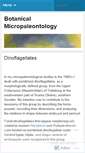 Mobile Screenshot of micropaleontology.wordpress.com