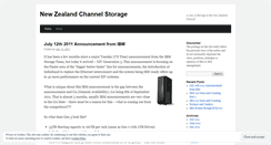 Desktop Screenshot of nzchannelstorage.wordpress.com