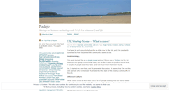 Desktop Screenshot of padajo.wordpress.com