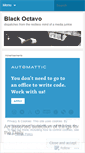 Mobile Screenshot of blackoctavo.wordpress.com