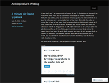 Tablet Screenshot of antidepresive.wordpress.com
