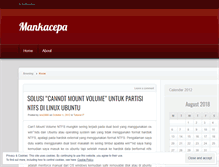 Tablet Screenshot of mankacepa.wordpress.com