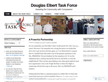 Tablet Screenshot of douglaselberttaskforce.wordpress.com