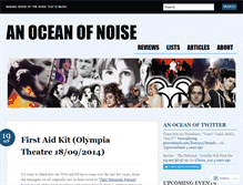 Tablet Screenshot of anoceanofnoise.wordpress.com