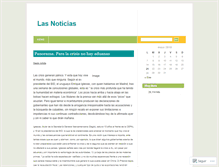 Tablet Screenshot of comentariosperu.wordpress.com