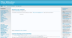 Desktop Screenshot of kseeker.wordpress.com