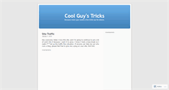 Desktop Screenshot of coolguytricks.wordpress.com