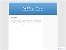 Tablet Screenshot of coolguytricks.wordpress.com