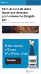 Mobile Screenshot of clubdefansdeallandwan.wordpress.com