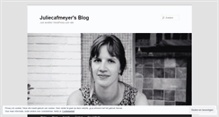 Desktop Screenshot of juliecafmeyer.wordpress.com