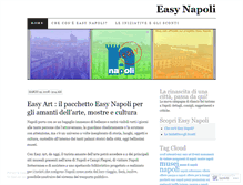 Tablet Screenshot of easynapoli.wordpress.com