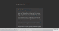 Desktop Screenshot of freelivesoccerstreaming.wordpress.com