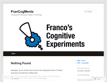 Tablet Screenshot of francogments.wordpress.com