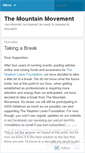 Mobile Screenshot of mountainmovement.wordpress.com