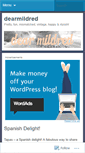 Mobile Screenshot of dearmildred.wordpress.com