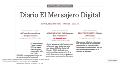 Desktop Screenshot of diarioelmensajerodigital.wordpress.com