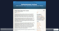 Desktop Screenshot of halamanrawa.wordpress.com