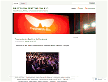 Tablet Screenshot of brevesdofestivaldorio.wordpress.com